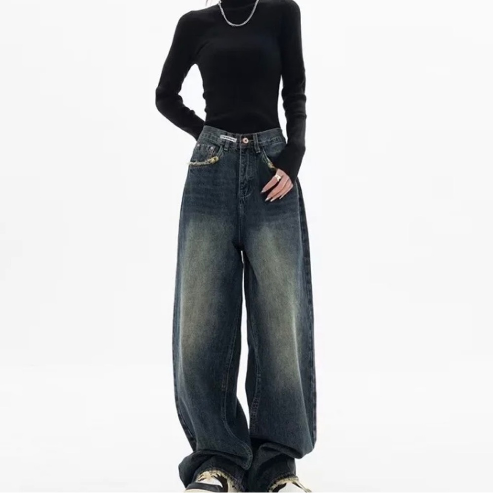 Womens comfy bag jeans
